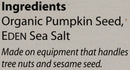 Pumpkin Seeds, Dry Roasted
