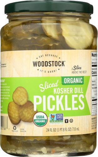 Organic Sliced Kosher Dill Pickles