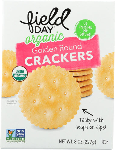 Golden Round Crackers