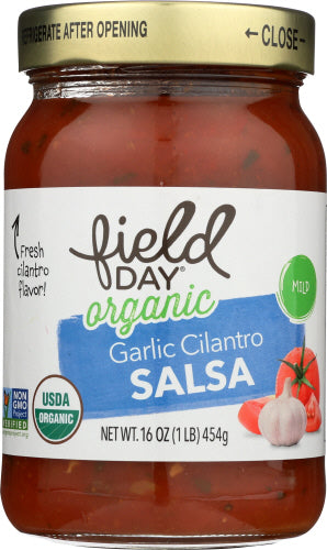 Organic Garlic Cilantro Salsa