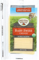 Organic Baby Swiss Sliced Cheese