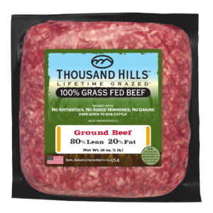 80/20 grassfed ground beef
