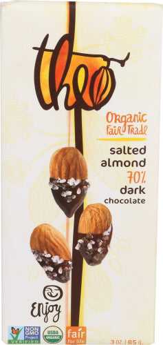 Dark Chocolote Salted Almond Bar