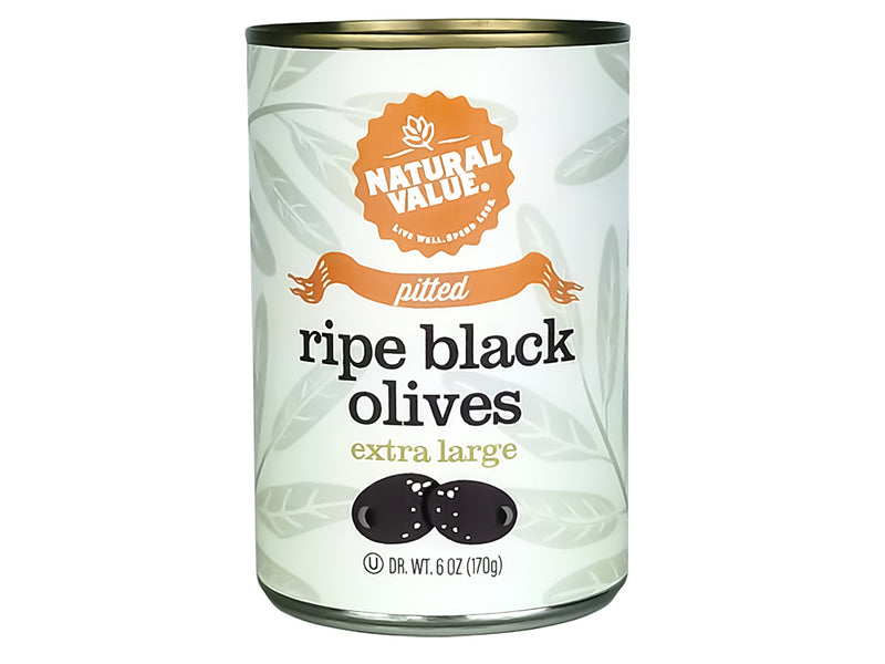 Xtra Large Black Pitted Olives